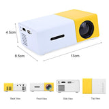 Mini Projector LED 1080P Video Player